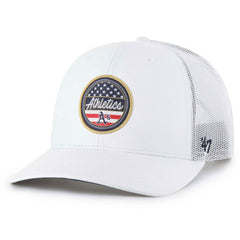 Athletics '47 Homage Adjustable Trucker Hat - White Hats