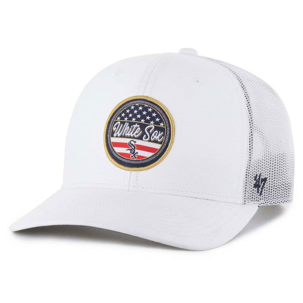 Chicago White Sox '47 Homage Adjustable Trucker Hat - White Hats