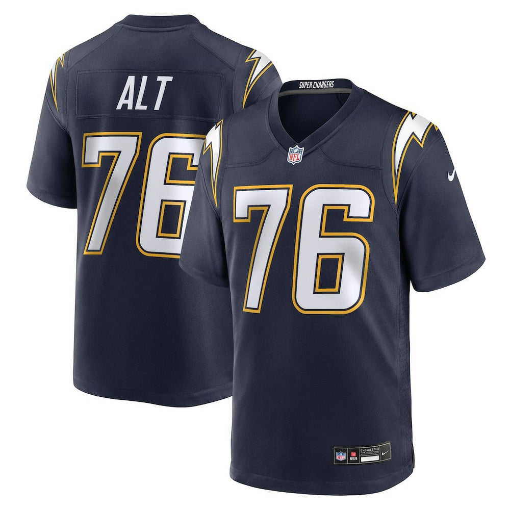 Joe Alt Los Angeles Chargers Alternate Super Chargers Game Player Jersey - Navy Jerseys