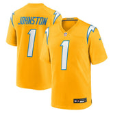 Quentin Johnston Los Angeles Chargers Alternate Charger Power Game Player Jersey - Gold Jerseys