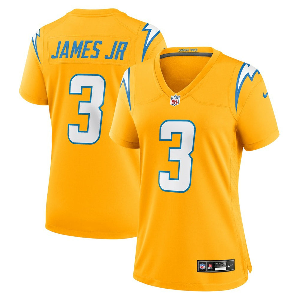 Derwin James Jr. Los Angeles Chargers Women's Alternate Charger Power Game Jersey - Gold Jerseys