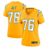 Joe Alt Los Angeles Chargers Women's Alternate Charger Power Game Jersey - Gold Jerseys