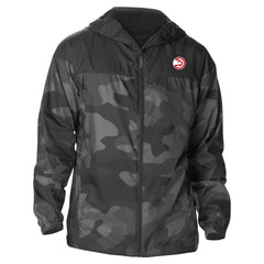 Atlanta Hawks Camo Flash Challenger Windbreaker Full-Zip Jacket Black - Columbia