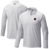 Toronto Raptors Terminal Tackle Raglan Omni-Shade Quarter-Zip Jacket White - Columbia