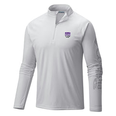 Sacramento Kings Terminal Tackle Raglan Omni-Shade Quarter-Zip Jacket White - Columbia
