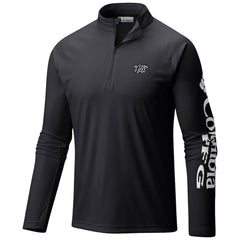 Brooklyn Nets Terminal Tackle Raglan Omni-Shade Quarter-Zip Jacket Black - Columbia