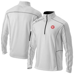 Atlanta Hawks Omni-Wick Shotgun Quarter-Zip Pullover White - Columbia
