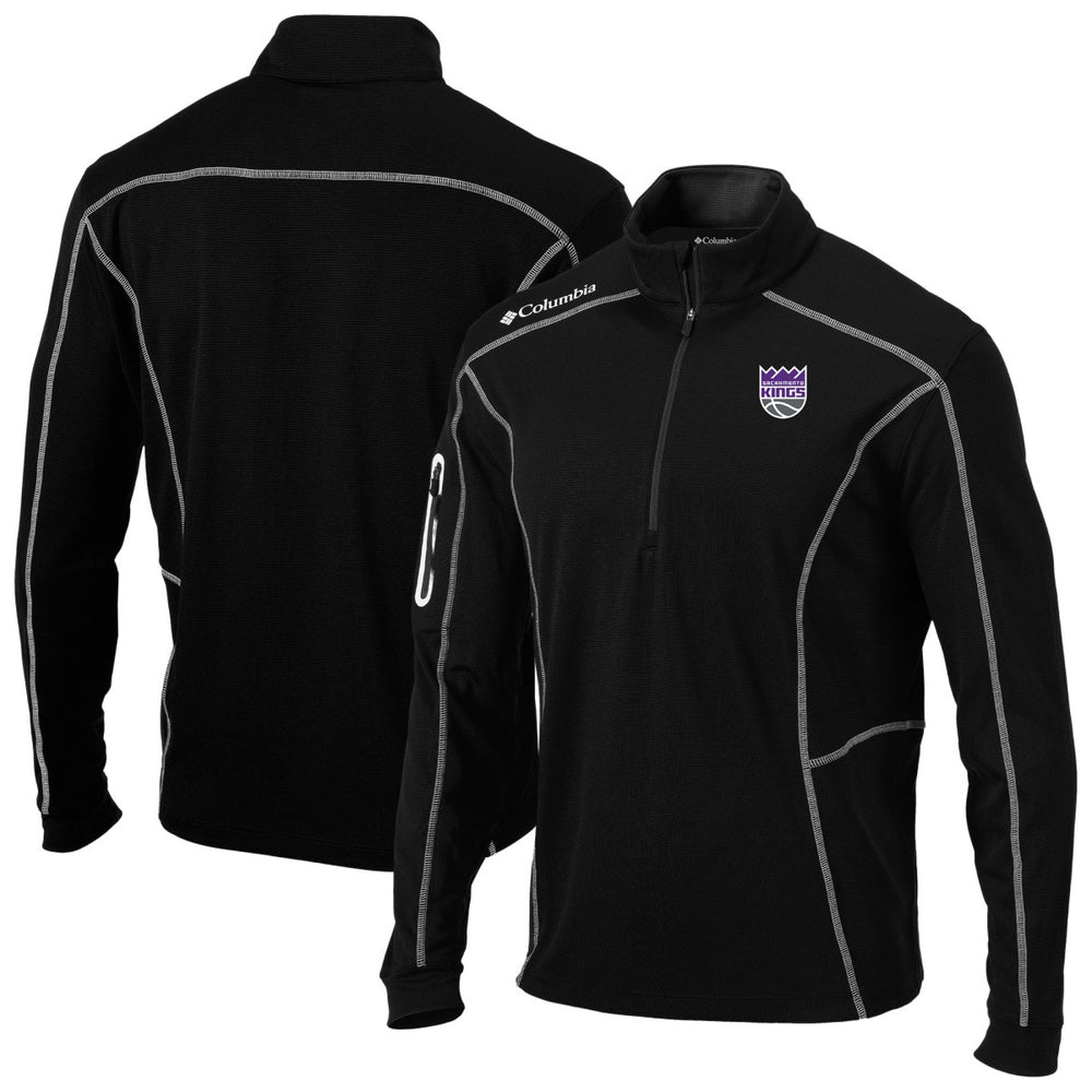Sacramento Kings Omni-Wick Shotgun Quarter-Zip Pullover Black - Columbia outlet