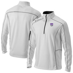 Sacramento Kings Omni-Wick Shotgun Quarter-Zip Pullover White - Columbia