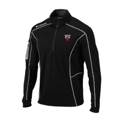 Chicago Bulls Omni-Wick Shotgun Quarter-Zip Pullover Black - Columbia