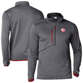 Atlanta Hawks Park View Half-Zip Top Gray - Columbia