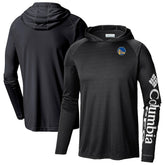 Golden State Warriors Terminal Tackle Long Sleeve Hoodie T-Shirt Black - Columbia