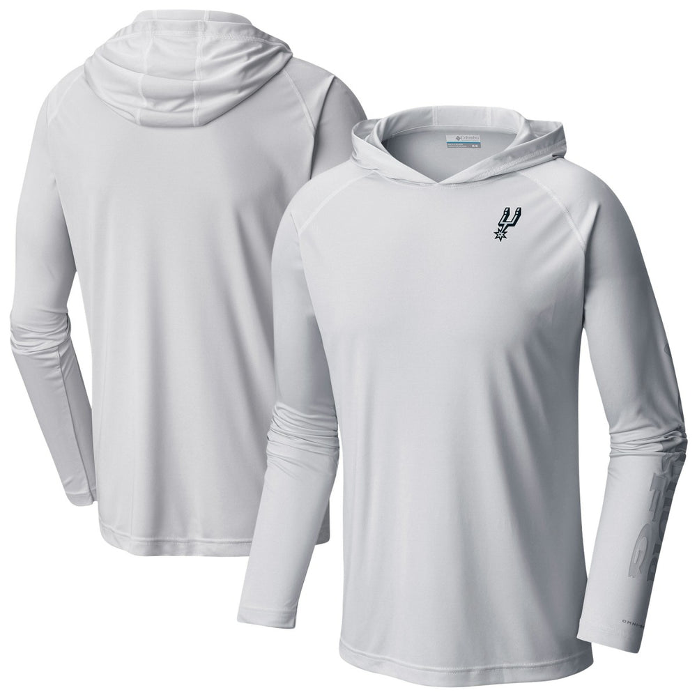San Antonio Spurs Terminal Tackle Long Sleeve Hoodie T-Shirt White - Columbia