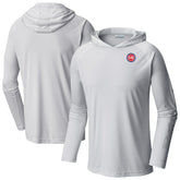 Detroit Pistons Terminal Tackle Long Sleeve Hoodie T-Shirt White - Columbia