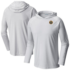 Denver Nuggets Terminal Tackle Long Sleeve Hoodie T-Shirt White - Columbia