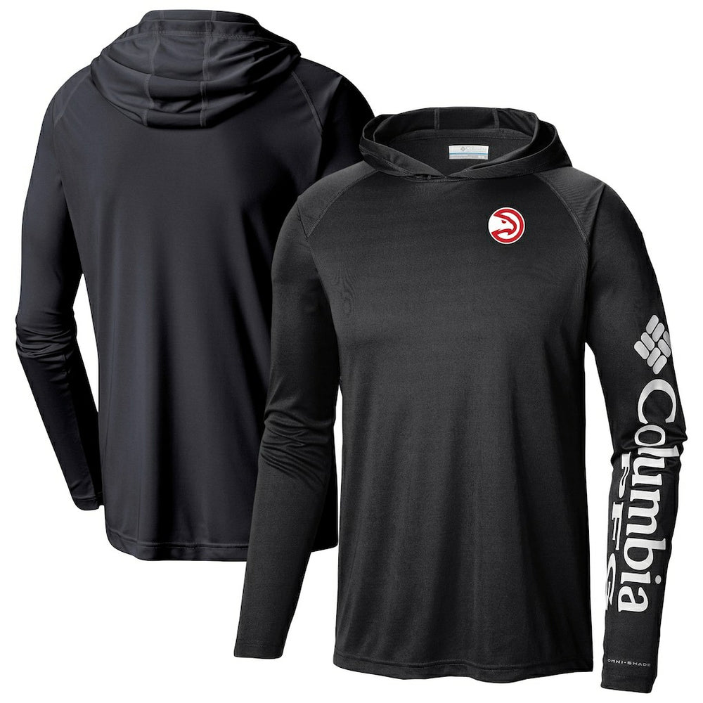 Atlanta Hawks Terminal Tackle Long Sleeve Hoodie T-Shirt Black - Columbia outlet