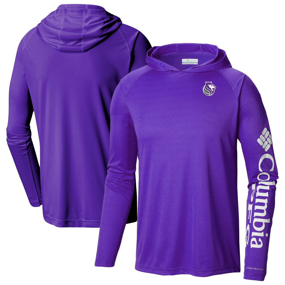 Sacramento Kings Terminal Tackle Long Sleeve Hoodie T-Shirt Purple - Columbia