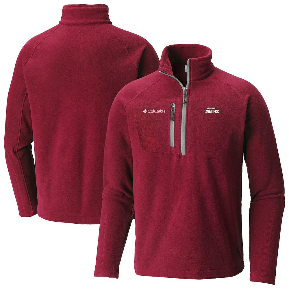 Cleveland Cavaliers Fast Trek III Half-Zip Fleece Pullover Wine - Columbia