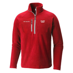 Atlanta Hawks Fast Trek III Half-Zip Fleece Pullover Red - Columbia
