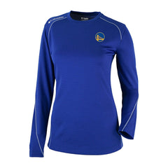 Golden State Warriors Women's Omni-Wick Shotgun Pullover Top Royal - Columbia