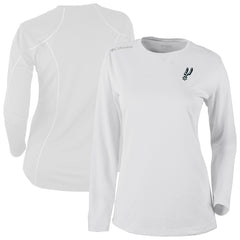 San Antonio Spurs Women's Omni-Wick Shotgun Pullover Top White - Columbia