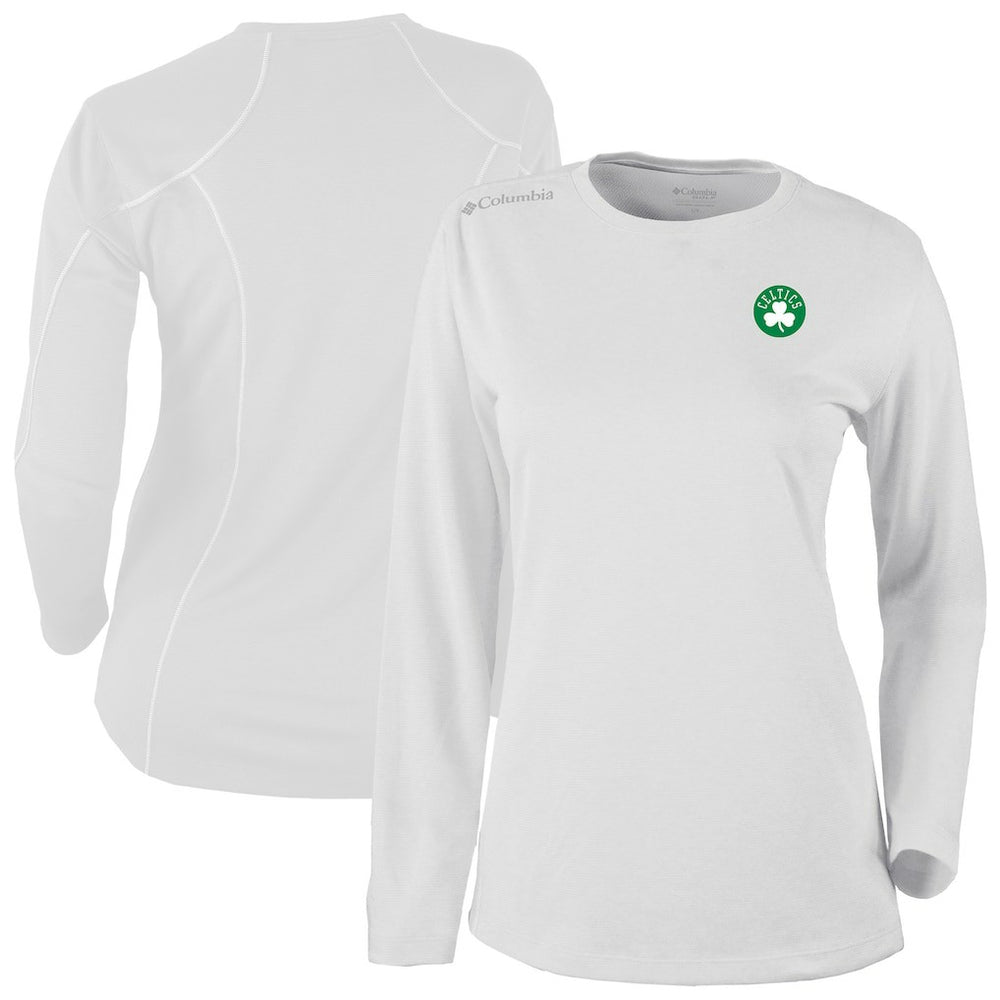 Boston Celtics Women's Omni-Wick Shotgun Pullover Top White - Columbia