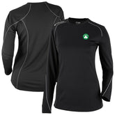 Boston Celtics Women's Omni-Wick Shotgun Pullover Top Black - Columbia