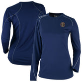 Denver Nuggets Women's Omni-Wick Shotgun Pullover Top Navy - Columbia