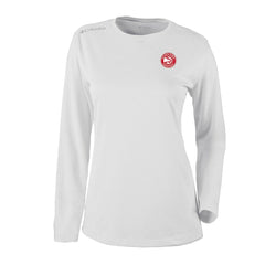 Atlanta Hawks Women's Omni-Wick Shotgun Pullover Top White - Columbia