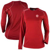 Atlanta Hawks Women's Omni-Wick Shotgun Pullover Top Red - Columbia