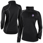 Sacramento Kings Women's Omni-Wick Shotgun 2.0 Quarter-Zip Pullover Top Black - Columbia