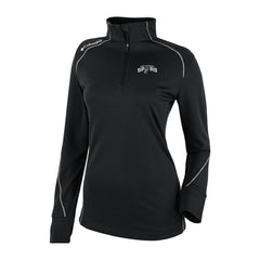 San Antonio Spurs Women's Omni-Wick Shotgun 2.0 Quarter-Zip Pullover Top Black - Columbia