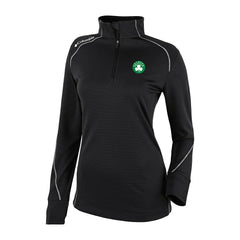 Boston Celtics Women's Omni-Wick Shotgun 2.0 Quarter-Zip Pullover Top Black - Columbia