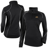 Cleveland Cavaliers Women's Omni-Wick Shotgun 2.0 Quarter-Zip Pullover Top Black - Columbia