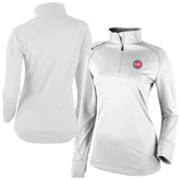 Detroit Pistons Women's Omni-Wick Shotgun 2.0 Quarter-Zip Pullover Top White - Columbia
