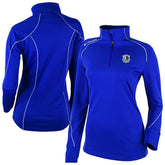 Dallas Mavericks Women's Omni-Wick Shotgun 2.0 Quarter-Zip Pullover Top Blue - Columbia