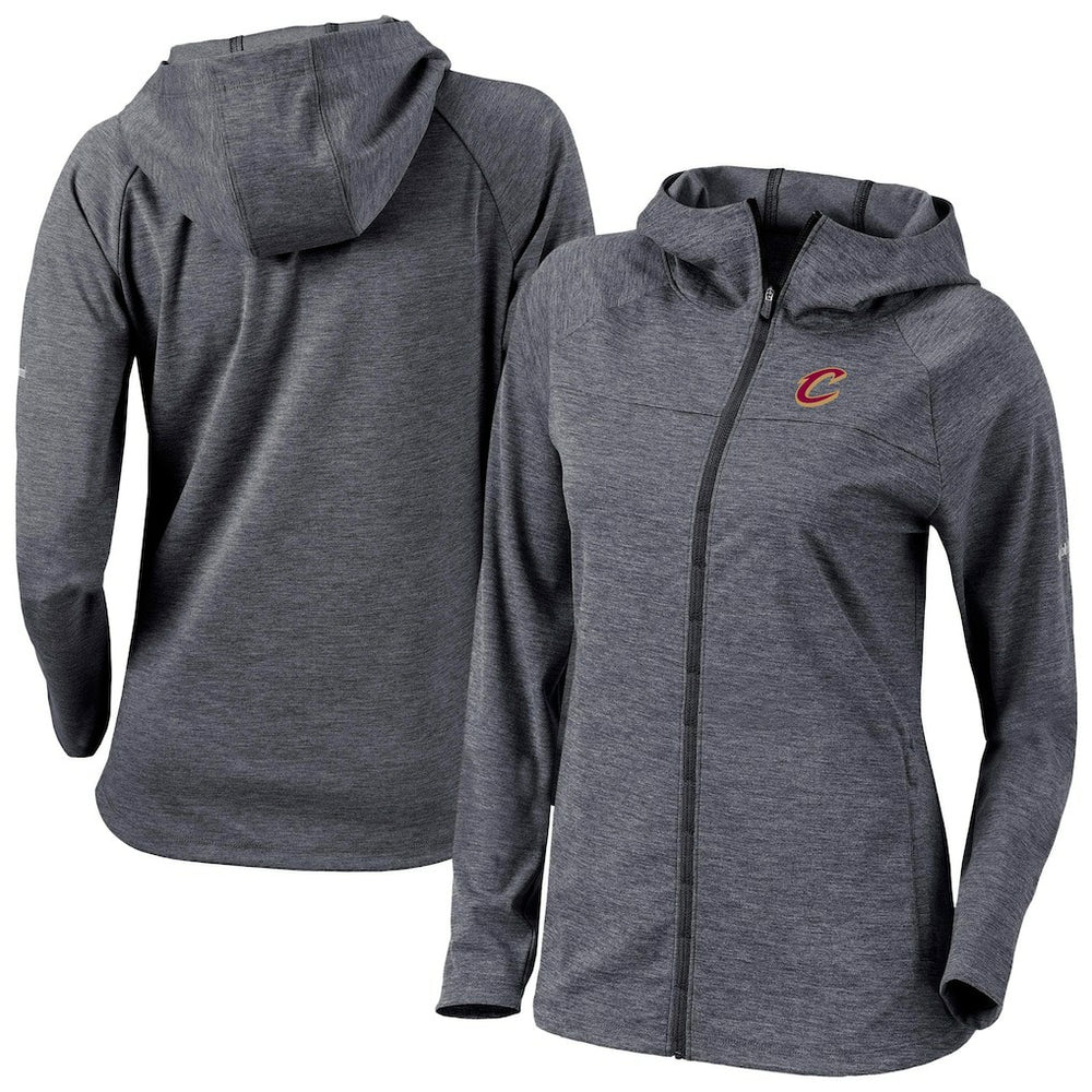 Cleveland Cavaliers Women's Omni-Wick Half Shot Full-Zip Hooded Jacket Black - Columbia