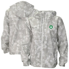 Boston Celtics Women's Flash Challenger II Omni-Shade Full-Zip Windbreaker Jacket Gray - Columbia