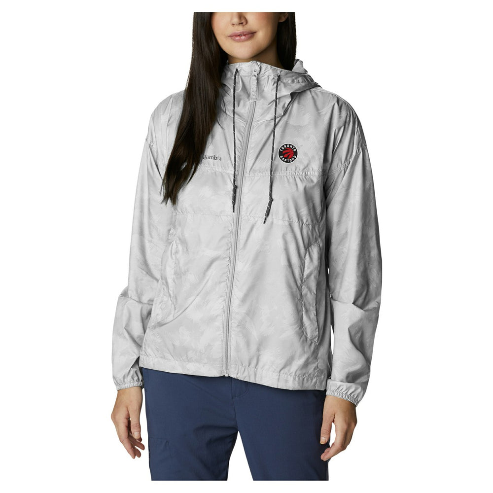 Toronto Raptors Women's Flash Challenger II Omni-Shade Full-Zip Windbreaker Jacket White - Columbia
