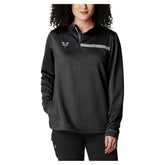 Charlotte Hornets Women's Skiff Guide Fleece Pullover Top Black - Columbia