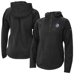 Sacramento Kings Women's Sweater Weather Quarter-Snap Hoodie Black - Columbia