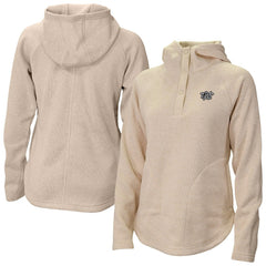 Brooklyn Nets Women's Sweater Weather Quarter-Snap Hoodie White - Columbia