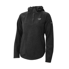 Brooklyn Nets Women's Sweater Weather Quarter-Snap Hoodie Black - Columbia