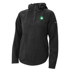 Boston Celtics Women's Sweater Weather Quarter-Snap Hoodie Black - Columbia