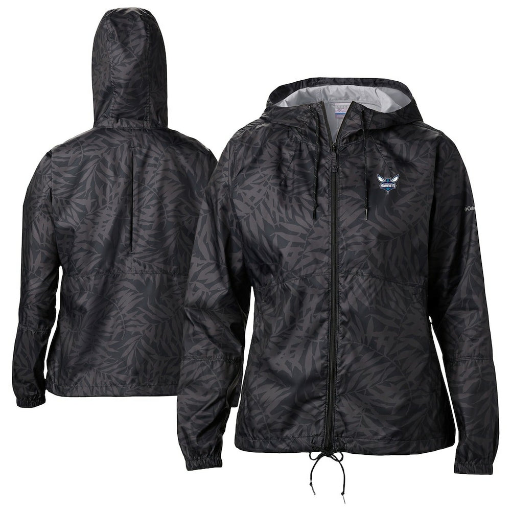 Charlotte Hornets Women's Flash Forward Windbreaker Black - Columbia