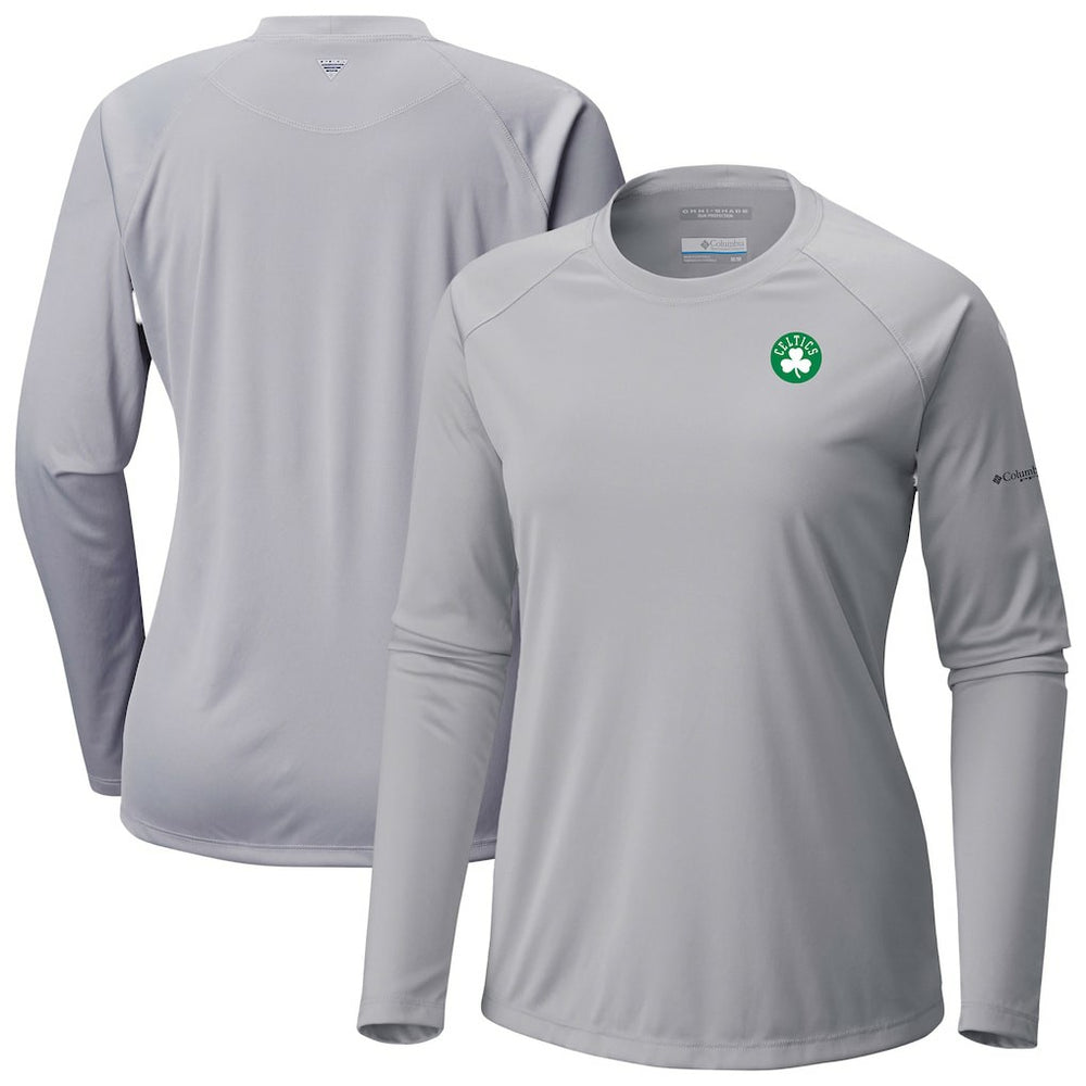 Boston Celtics Women's Tidal Tee II Long Sleeve T-Shirt Gray - Columbia