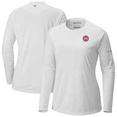 Detroit Pistons Women's Tidal Tee II Long Sleeve T-Shirt White - Columbia
