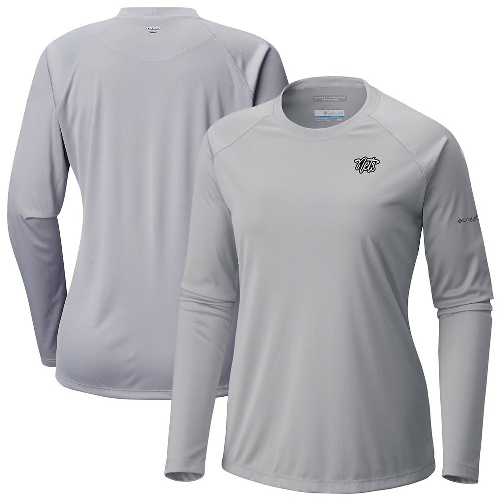 Brooklyn Nets Women's Tidal Tee II Long Sleeve T-Shirt Gray - Columbia