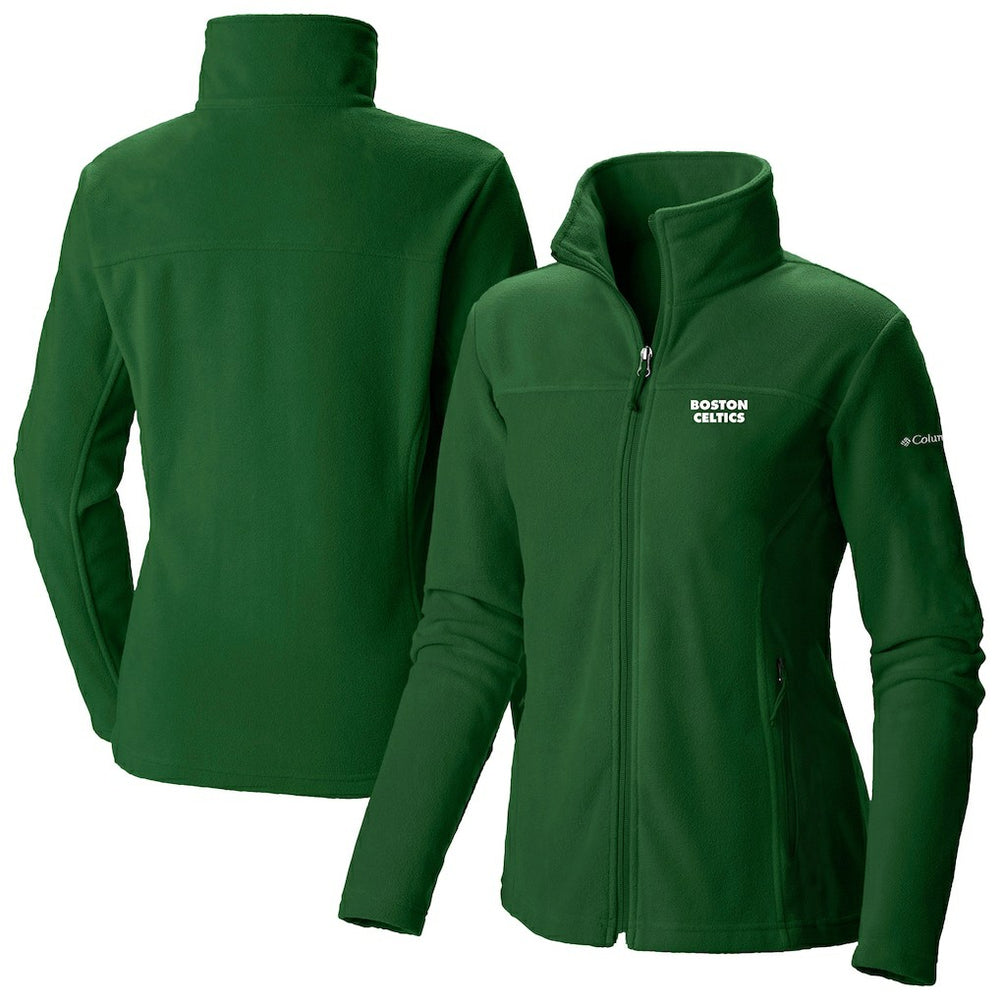 Boston Celtics Women's Give & Go II Fleece Full-Zip Jacket Kelly Green - Columbia