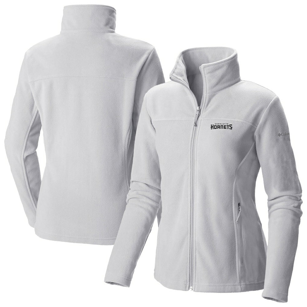Charlotte Hornets Women's Give & Go II Fleece Full-Zip Jacket White - Columbia